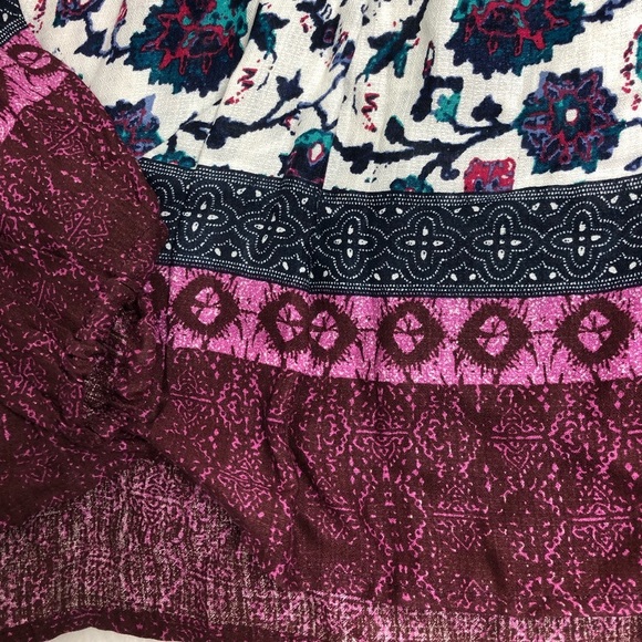 Lucky Brand Floral | Abstract Print Blouse - Picture 5 of 5